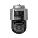 [TandemVu] Domo PTZ IP 4 Megapixel con Cámara Panoramica 180º de 6 Megapixel / 25X Zoom / 300 mts IR y 30 mts Luz Blanca / IP67 / IK10  / Autoseguimiento / Wiper / Deep learning / Entrada-Salida de Audio y Alarma / Ultra Baja Iluminació