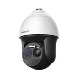 PTZ IP Dual / Lente Térmico 50mm / Lente óptico 2 Megapixel / 36X Zoom / 200 mts IR / WDR 120dB / Exterior IP66