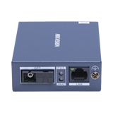 Convertidor Fibra Óptica / Receptor / Monomodo (RX) / 1 Puerto SFP (SC) 100 Mbps / 1 Puerto RJ45 10/100 Mbps / HASTA 20 KM / Plug and Play