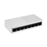 Switch No Administrable de Escritorio de 8 Puertos / Fast Ethernet  10 / 100 Mbps / Diseño Compacto y Estetico