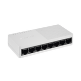 Switch Gigabit No Administrable de Escritorio de 8 Puertos 10 / 100 / 1000 Mbps / Diseño Compacto y Estetico