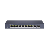 Switch PoE+ / No Administrable / 7 Puertos 1000 Mbps 802.3 af/at (30 W) / 2 Puertos 1000 Mbps Hi-PoE (90 W) / 1 Puertos 1000 Mbps Uplink / 1 Puerto SFP / Modo Extendido hasta 300 Metros / 110 Watts