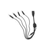 Cable con 5 Vías para Alimentar 4 Cámaras TURBOHD y DVR TURBOHD epcom / HIKVISION