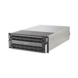 Servidor de Almacenamiento en Red / Soporta 24 Discos Duros (No Incluye Discos) / Soporta Hasta 512 Canales IP / Controlador Simple