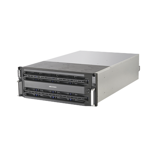 Servidor de Almacenamiento en Red /  Soporta 24 Discos Duros (No incluye Discos Duros) / RAID / Graba 600 canales IP / Doble procesador