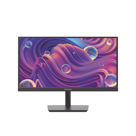 Monitor LED Full HD (1920 X 1080) de 21.5" / Ideal para CCTV, Oficina y Hogar / Entrada HDMI-VGA / Montaje VESA (75 X 75) / Uso 24/7 / Backlight E-LED / 100 Hz / Ultra Delgado / Bocinas Integradas