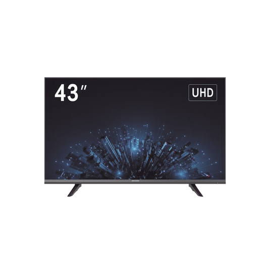Monitor LED 4K de 43" / Ideal para Oficina y Hogar / Uso 24-7 / Entrada HDMI / Compatible con Montaje VESA (200 X 200) / Bocinas Integradas