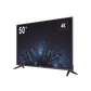 Monitor LED 4K de 50" / 3 Entradas HDMI / Compatible con Montaje VESA (200 X 200) / Bocinas Integradas / Uso 24/7