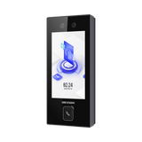 Terminal Facial Min Moe con BOTON DE LLAMADA FÍSICO / 3000 Rostros / Pantalla 4.5" / Administrable en la Nube con Hik-Connect Teams / Exterior IP65 / PoE / WiFi / HIK-IA / SIP Estandar