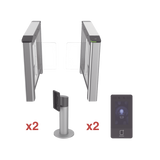 Kit de Torniquete con Terminales Faciales incluidas / Montajes Incluidos /  Izquierdo y Derecho / Carril de 90 cms / 3,000,000 MCBF / 4 Pares de IR