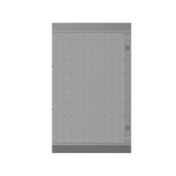 Base ADICIONAL para Torniquetes de la Serie DSK3B961 / Añade 1 Carril de 90 cms / Requiere DS-K3B961TX-BASE900-S