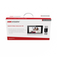 Kit de Videoportero Híbrido de Plastico / IP a 4 Hilos con Función de Llamada a App Hik-Connect / Monitor se Conecta a Internet por Cable o WiFi y por 4 Hilos al Frente de Calle / Expandible a Mas Equipos