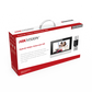 Kit de Videoportero Híbrido de Plastico / IP a 4 Hilos con Función de Llamada a App Hik-Connect / Monitor se Conecta a Internet por Cable o WiFi y por 4 Hilos al Frente de Calle / Expandible a Mas Equipos