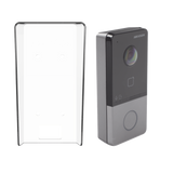 Kit Videoportero IP + Carcasa protectora 2 Megapixel  / PoE Estandar / IP65  / Apertura desde Hik-connect / Soporta 1 Departamento y Hasta 6 Monitores / Soporta Tarjetas Mifare / 1 Salida Relay
