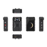 Body Camera Portátil / Grabación a 2K / Pantalla 2.4" LCD / IP68 / H.265 / 32 GB de Almacenamiento / GPS / WIFI / 3G y 4G / Fotos de Hasta 40 Megapixel / Micrófono Integrado