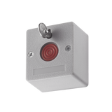 Botón de Pánico Cableado / Compatible con Cualquier Panel de Alarma / LLave de Seguridad / NA/NC / Material Retardante al Fuego (ABS)