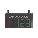 Guía de Estacionamiento Interior / Ideal para Pasillos y Áreas de Control de Estacionamientos / RS485- RJ45 / Indicador Numérico / Flecha Dinámica