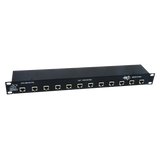 Protector de puertos IP de 12 Canales para uso en CAT5e, CAT6 y CAT6A.