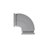 Curva horizontal 90 º color blanco para canaleta DX10000.00