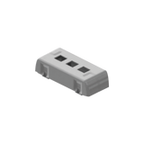Porta equipamiento linea X Keystone para canaleta DX10000.00
