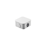 Caja Estanca de PVC Para Derivación y Conexión, 4 Entradas, Tapa a Presión, 100x106x53 mm (Área interna), Uso Exterior IP55, Material que no Propaga el Fuego, (línea Quadrix)