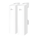 KIT de Enalce Inalámbrico Omada para Exterior / Frecuencia de 5GHz / Emparejamiento Automático / 3 puertos Gigabit / PoE Pasivo 24 Vcc o 802.3 PoEaf / Antena Direccional de 7 dBi MIMO 2x2 / Adminsitración Remota Mediante Omada