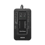 UPS de 450 VA/260 W, Topología Standby con Modo Ahorrador ECO, Entrada 120 Vca NEMA 5-15P, Con 8 Tomas NEMA 5-15R