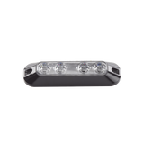 Luz Perimetral , 4 LEDs Ultra Brillantes, color Ambar