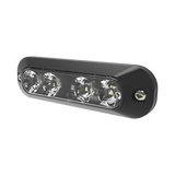 Luz perimetral, 4 LEDs Ultra Brillantes, color Rojo / Claro
