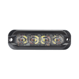 Luz perimetral , 8 LED Ultra Brillantes, Dual Color Rojo / Claro