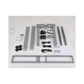 Base de Escritorio Motorizado Profesional / Altura Ajustable 60-125cm / Estructura Estable / Funcionamiento Suave / 3 Preset de Posiciones / Color Gris / Soporta hasta 100Kg de carga