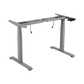 Base de Escritorio Motorizado Profesional / Altura Ajustable 60-125cm / Estructura Estable / Funcionamiento Suave / 3 Preset de Posiciones / Color Gris / Soporta hasta 100Kg de carga