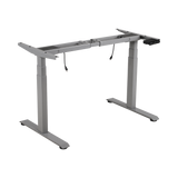 Base de Escritorio Motorizado Profesional / Altura Ajustable 60-125cm / Estructura Estable / Funcionamiento Suave / 3 Preset de Posiciones / Color Gris / Soporta hasta 100Kg de carga