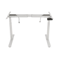 Base de Escritorio Motorizado Profesional / Altura Ajustable 60-125cm / Estructura Estable / Funcionamiento Suave / 3 Preset de Posiciones / Color Blanco / Soporta hasta 100Kg de carga