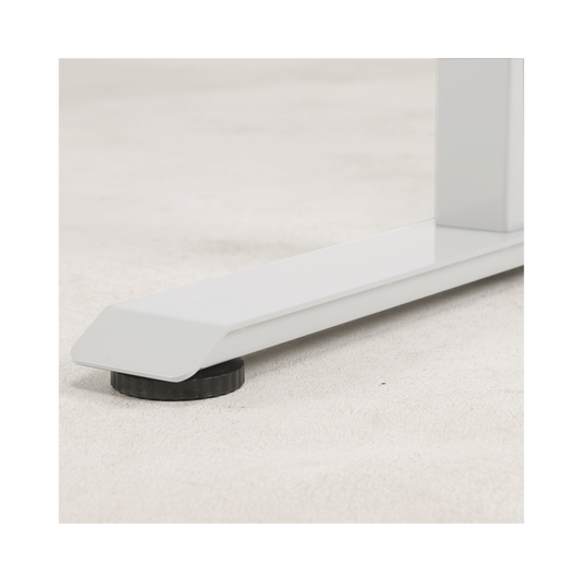 Base de Escritorio Motorizado Profesional / Altura Ajustable 60-125cm / Estructura Estable / Funcionamiento Suave / 3 Preset de Posiciones / Color Blanco / Soporta hasta 100Kg de carga