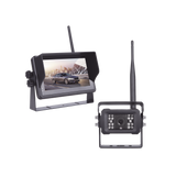 Sistema Profesional Inalámbrico de Cámara de Reversa Infrarroja y Monitor Touch de 7" para Vehículos de Trabajo y Montacargas