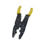 Pinza Cortacables / Pelacables 10 a 22 AWG con Plegador de Conectores.
