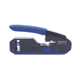 Pinza SLIM para Corte y Terminado de Plugs RJ45/RJ11, Acero al Carbón y Mango Ergonómico.
