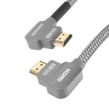 Cable HDMI Angulo 90º| 3m | Alta Definición | Version 2.0 | Alta velocidad 18Gbps | 4K@60Hz |