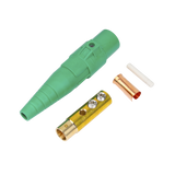 Conector camlock 400 AMPERES HEMBRA COLOR VERDE