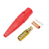 Conector Camlock Macho / 400 Amperes / 600V AC / Sección Cable 50-95 mm² / Compresión por Abrazadera / Plástico Ingeniería / Varios Colores