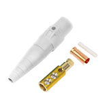 Conector Macho Camlock / 400 Amperes / 600V AC / Sección Cable 50-95 mm² / Abrazadera Compresión / Plástico Ingeniería / Múltiples Colores