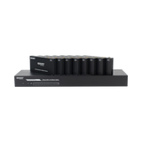 Splitter mas Extensor de Video | 1x8 | ProAV | HDBaseT™ | 120m en 4K@60Hz | 150m en 1080p@60Hz | Cat6/6a/7 | Gestión Avanzada EDID | Control IR y RS232 | PoC | Salida de Audio