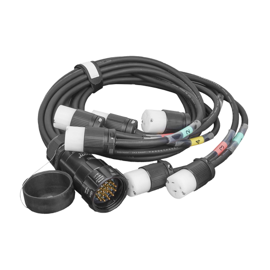 Tomacorriente TIPO SOCAPEX con DERIVACIÓN A 6 tomas tipo Edison