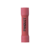 Conector de Empalme a Tope, Para Cables de 22 a 18 AWG, De Vinilo Aislado, Color Rojo, Paquete de 50 Piezas