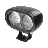 Luz LED de advertencia peatonal de punto azul para montacargas y vehiculos
