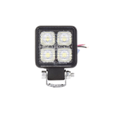 Luz de trabajo de 4 LED de 10 Watt, 12-24 Vcd, 800 lúmenes