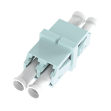 Módulo Acoplador LC Duplex, Para Fibra Multimodo, Color Aqua