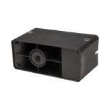 Alarma de reversa vehicular con montaje universal, 12-24 Vcc, 117 dBA