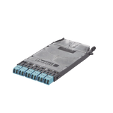Cassette HD Flex™ Con 6 Puertos LC Duplex (12 Fibras), Para Fibra Multimodo OM3, Color Azul